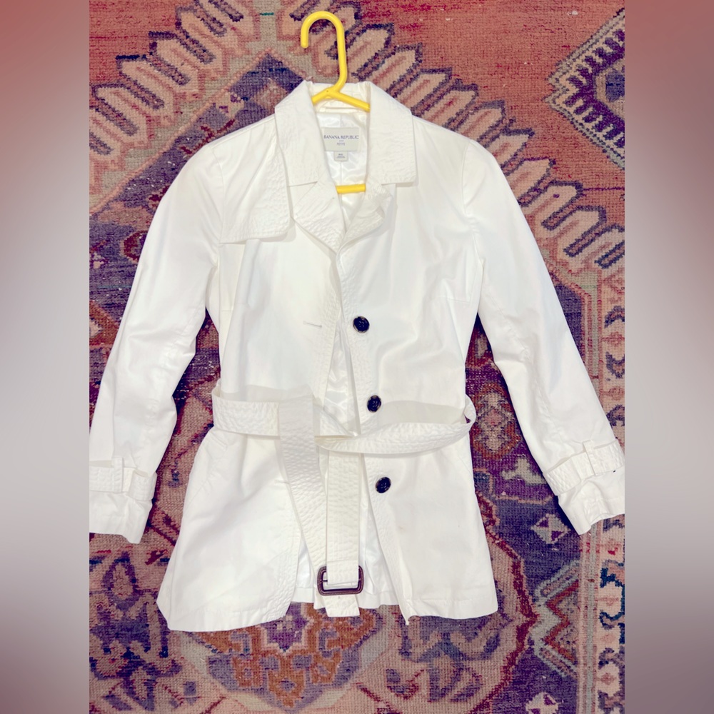 White trench coat